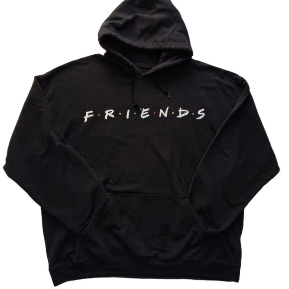 Friends Black Hoodie  Sweatshirt Men’s Size XL - Picture 1 of 16